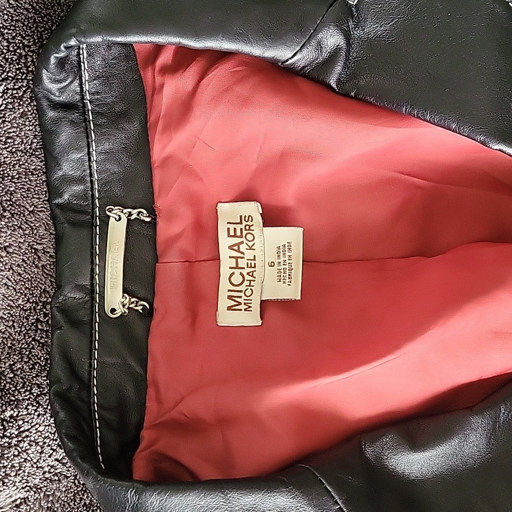 Vintage Michael Kors leather jacket